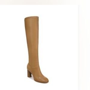 New Franco Sarto L-Cindy Tall Wc Knee High Boot chestnut brown Wide calf 7 M